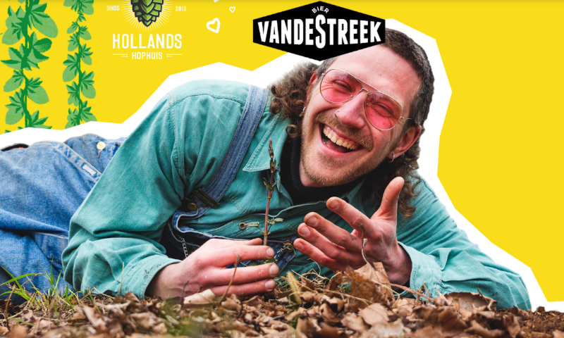 Hop kweken met Jamie vandeStreek